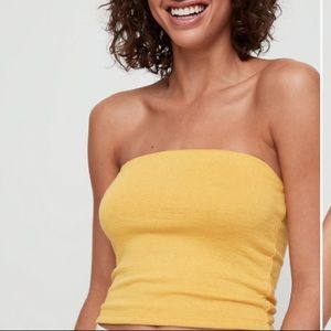 Aritzia Wilfred Free Adriana Tube Top in Nude